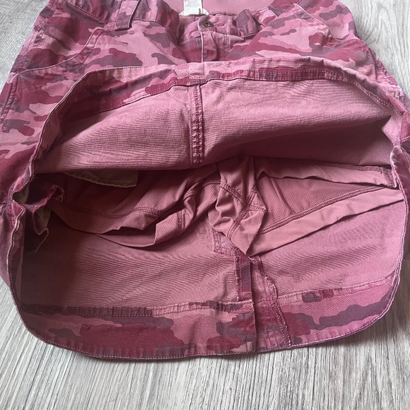 Duluth Trading Rootstock Gardening Skort Skirt Women's 8 Camo Canvas Pocket - Picture 4 of 7